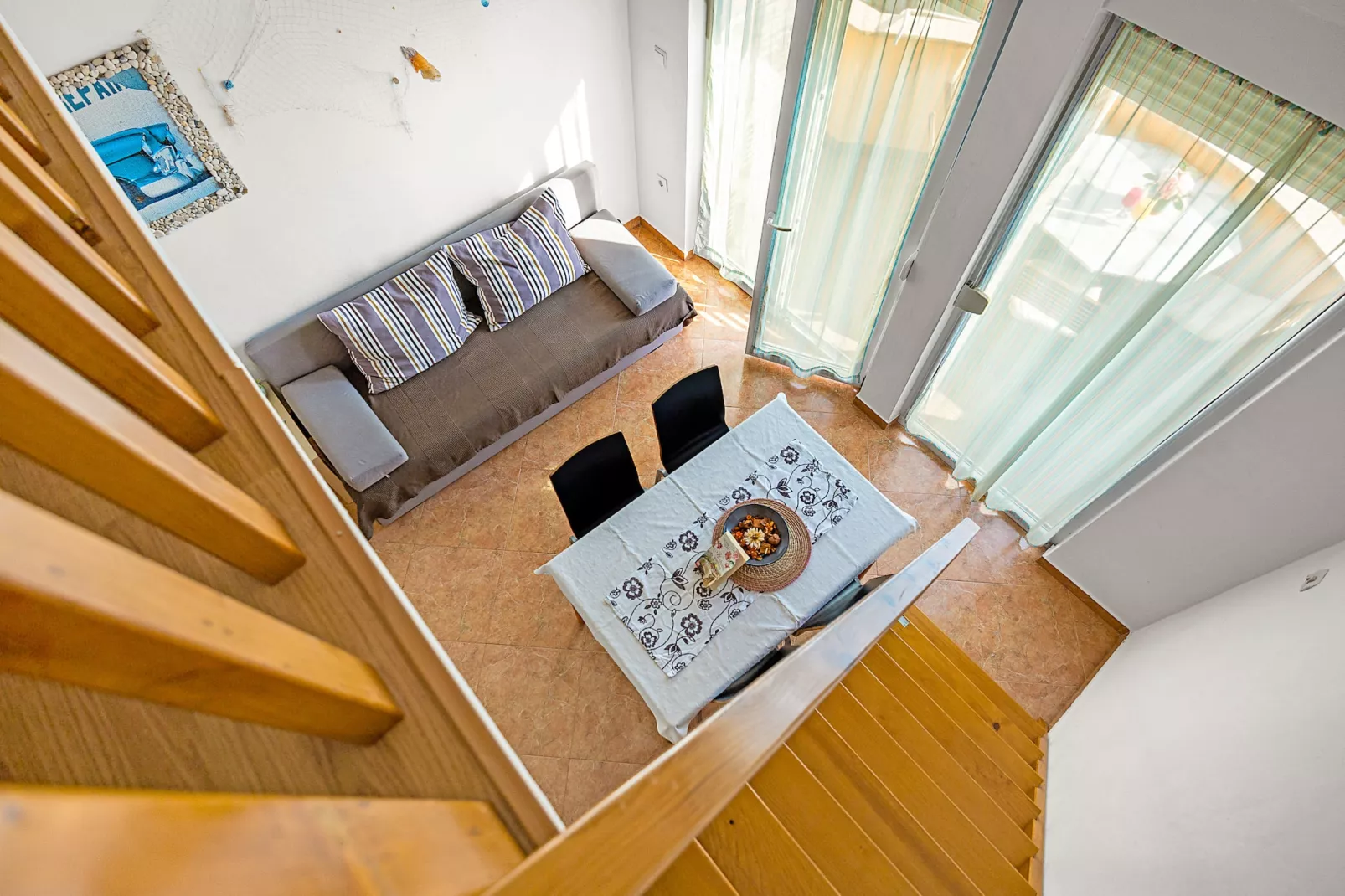 Mijic Studio 3 - 250 m from the Beach-Woonkamer