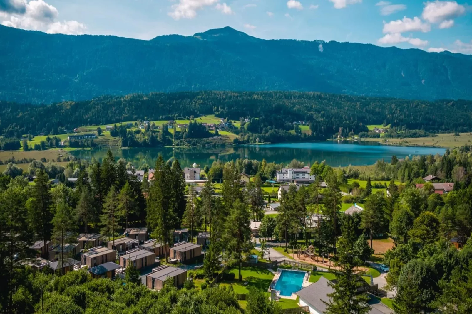 Resort Pressegger See 3-Gebieden zomer 1km
