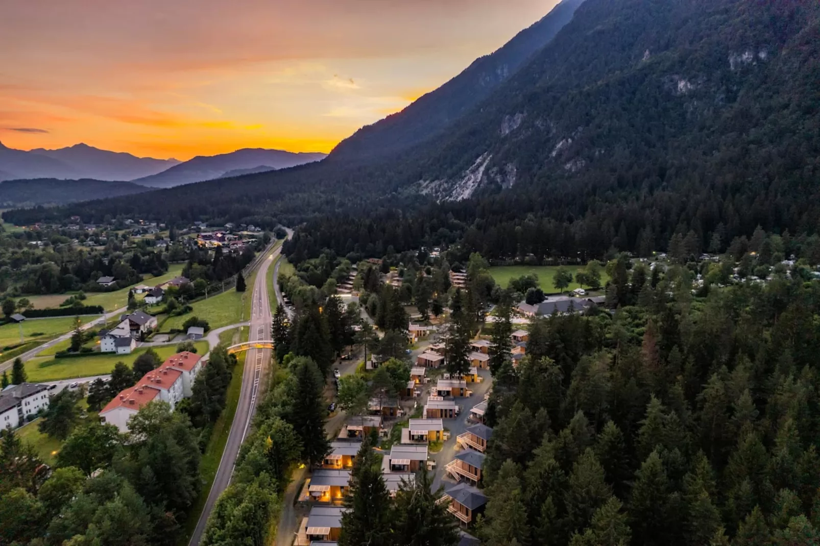Resort Pressegger See 5-Gebieden zomer 1km
