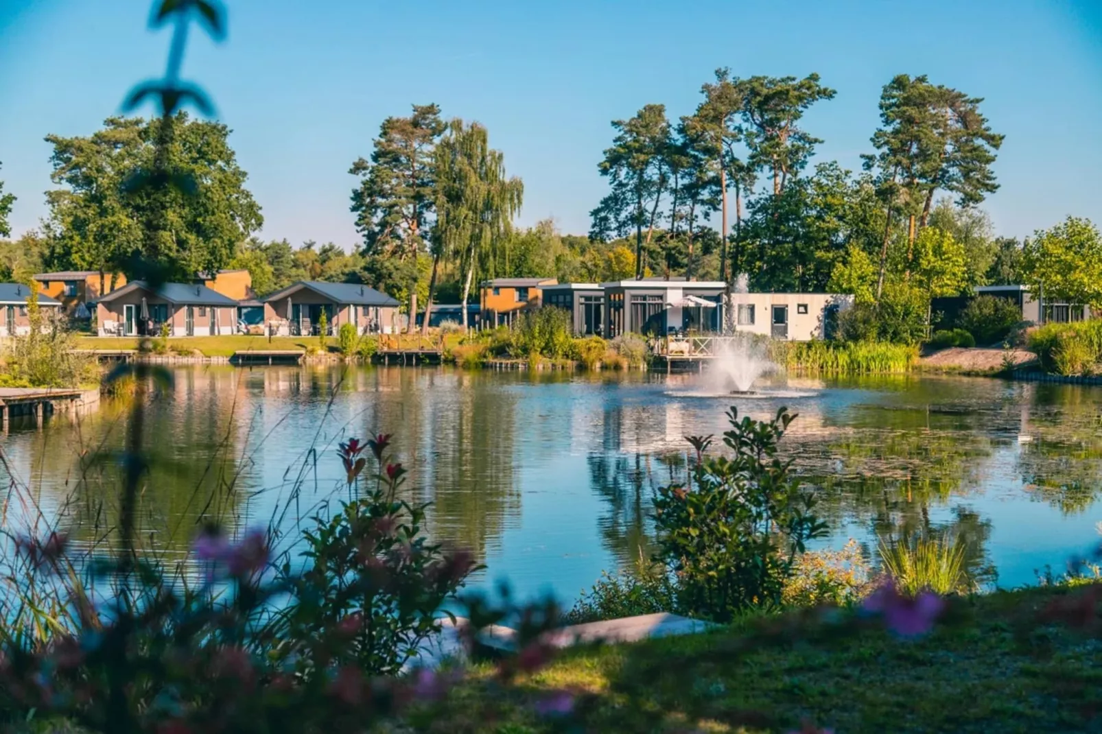 Resort Zilverstrand 1-Gebieden zomer 1km