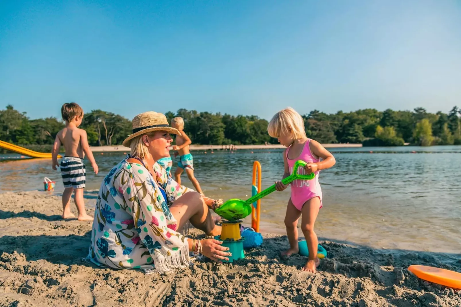 Resort Zilverstrand 10-Gebieden zomer 5km