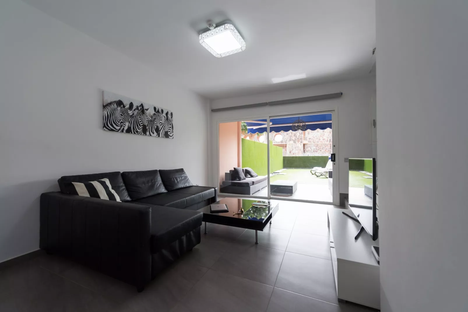 Meloneras private pool-Woonkamer