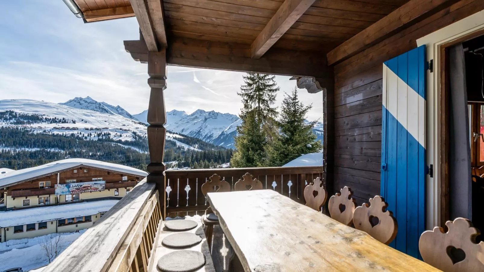 Chalet H Königsleiten-Terrasbalkon