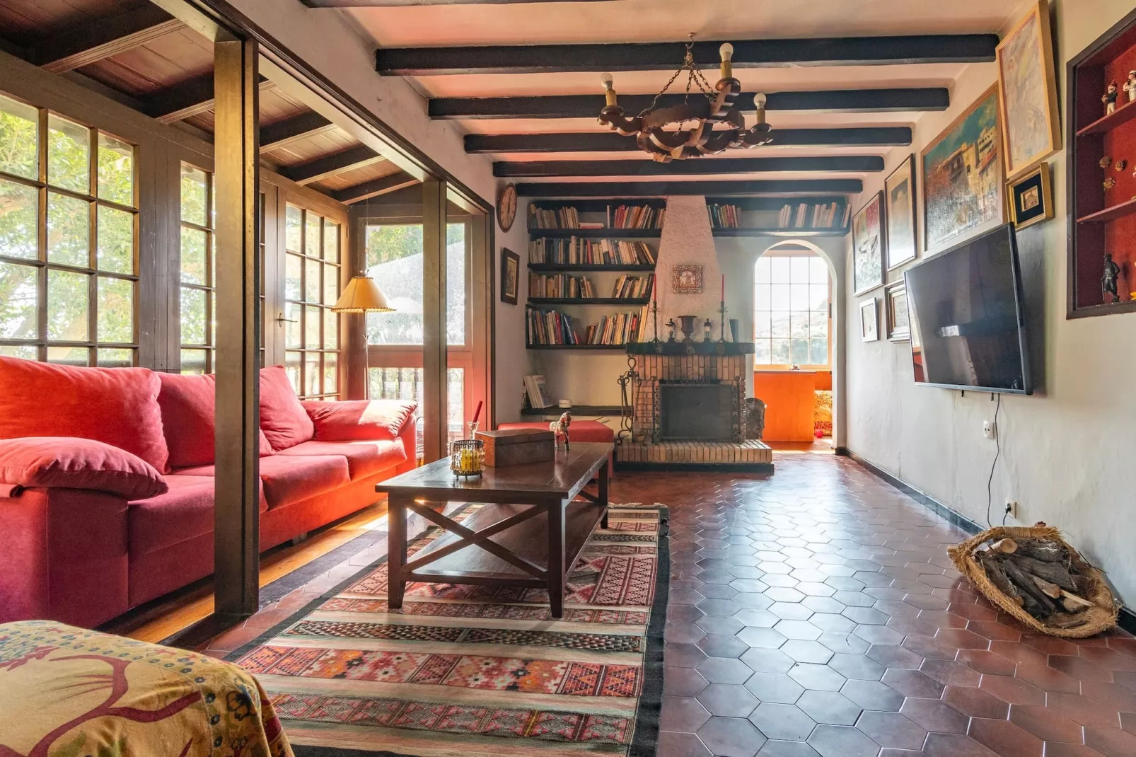 GC0125 Casa Los Arcos-Woonkamer