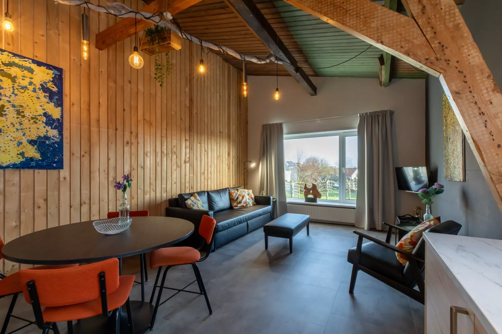 Groepsappartement Pleinzicht-Woonkamer