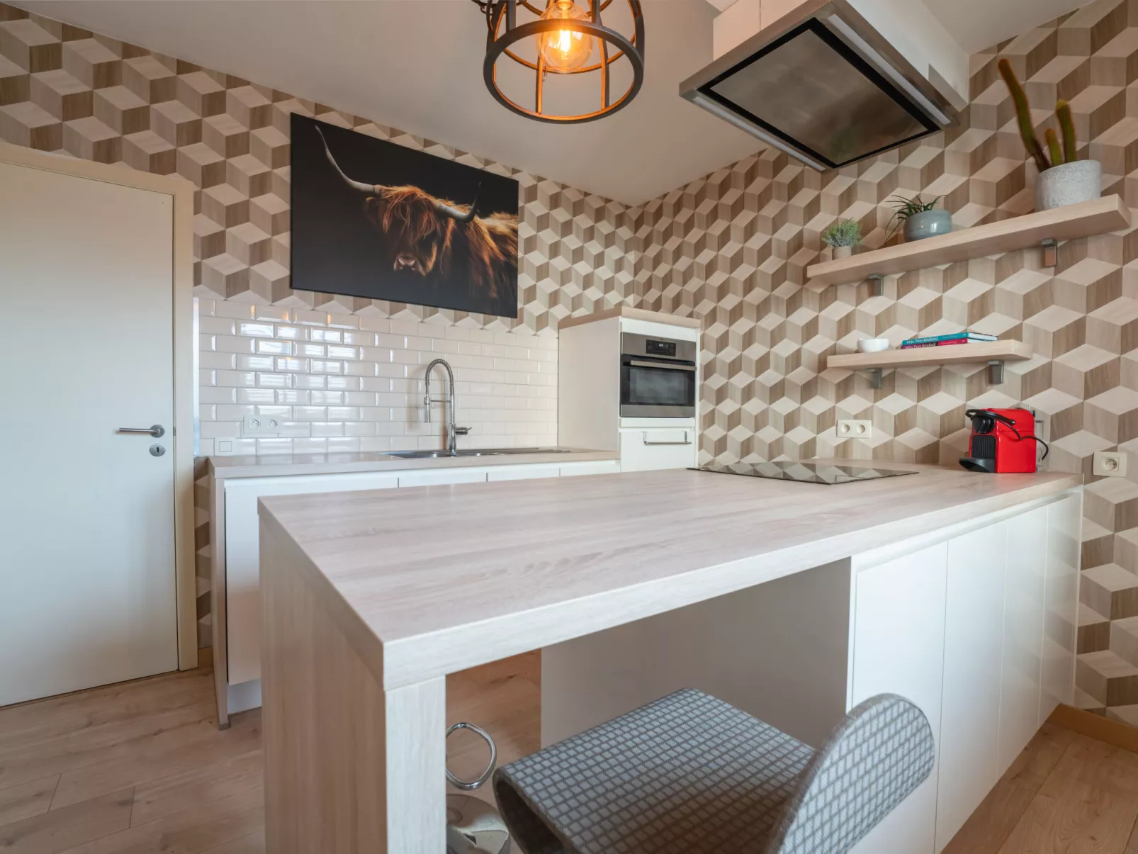 SeaRise with lateral sea view & parking-Binnen