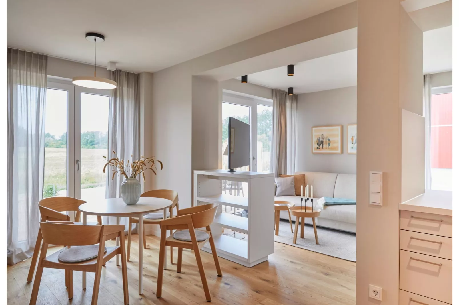 Bades Huk Hohenkirchen-1 Schlafzimmer-Woonkamer