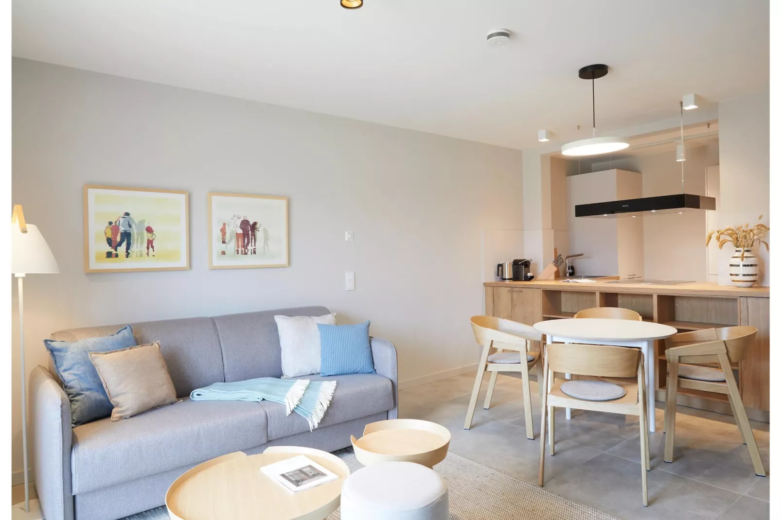 Bades Huk Hohenkirchen-1 Schlafzimmer-Woonkamer