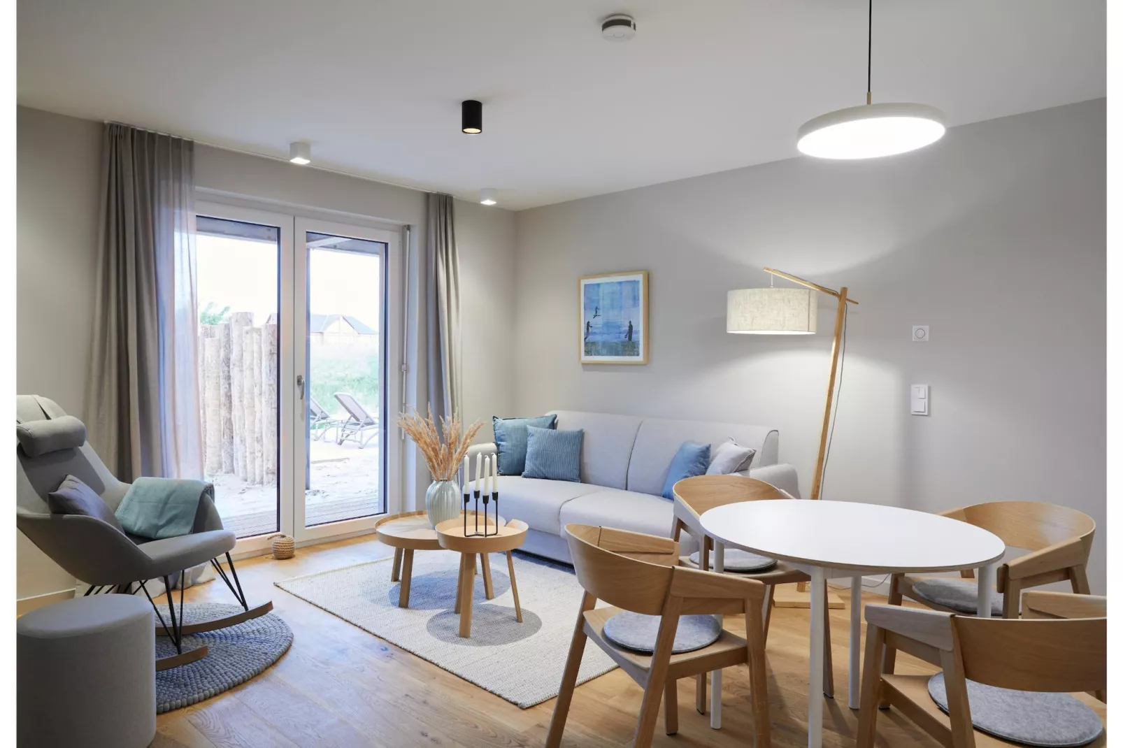 Bades Huk Hohenkirchen-1 Schlafzimmer-Woonkamer