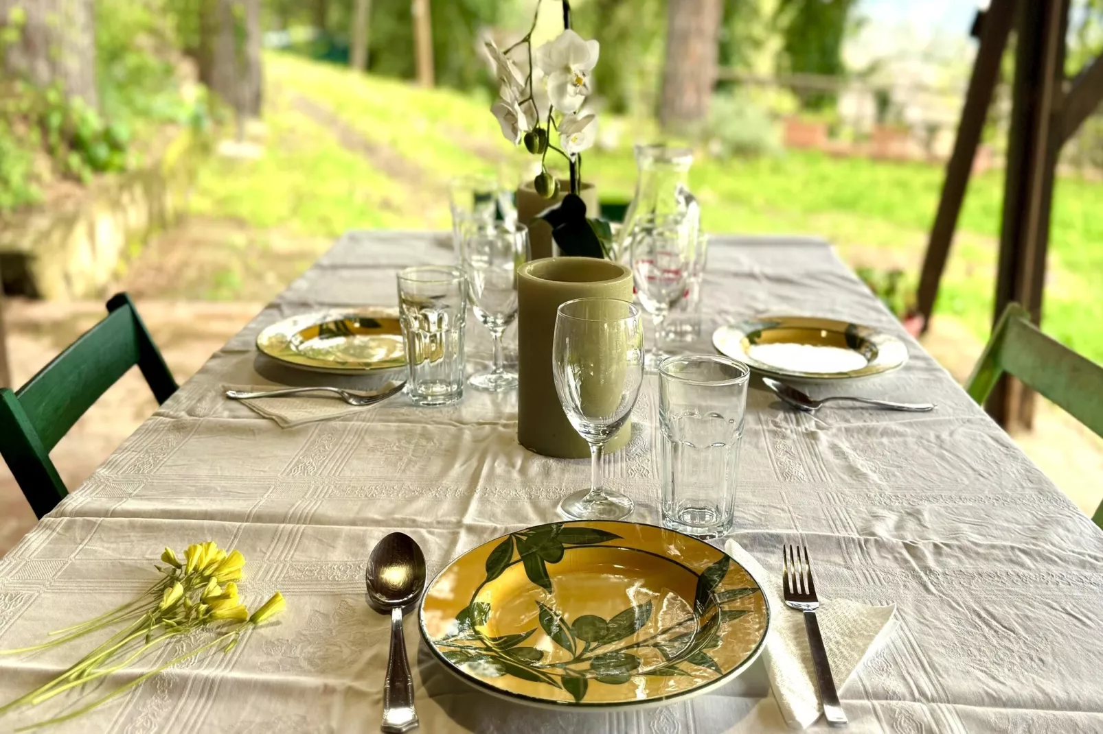 Villa Castelbuono-Tuinen zomer