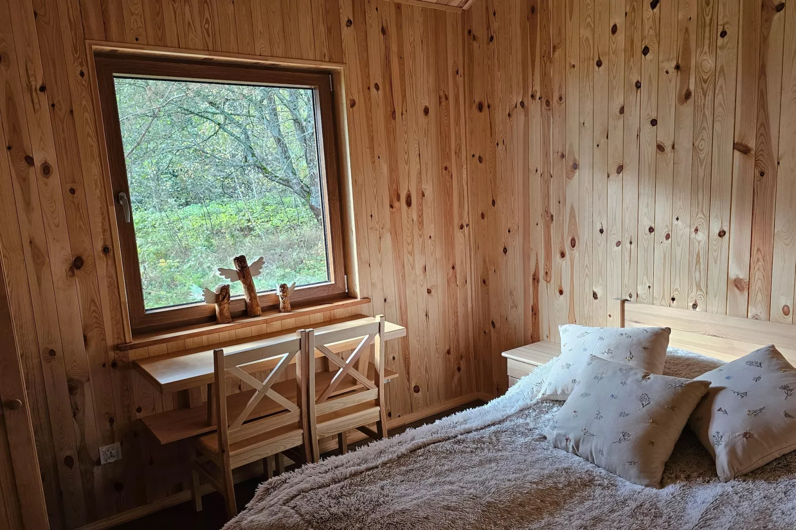 Domek wakacyjny LAWENDA dla max 6 osób Grąbczyn-Slaapkamer