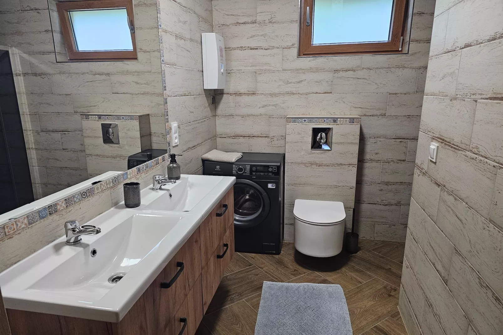 Domek wakacyjny LAWENDA dla max 6 osób Grąbczyn-Badkamer