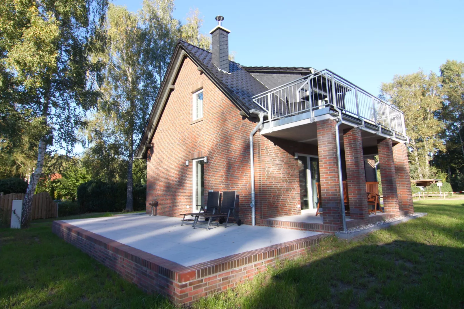 Ferienhaus in Trassenheide-Terrasbalkon