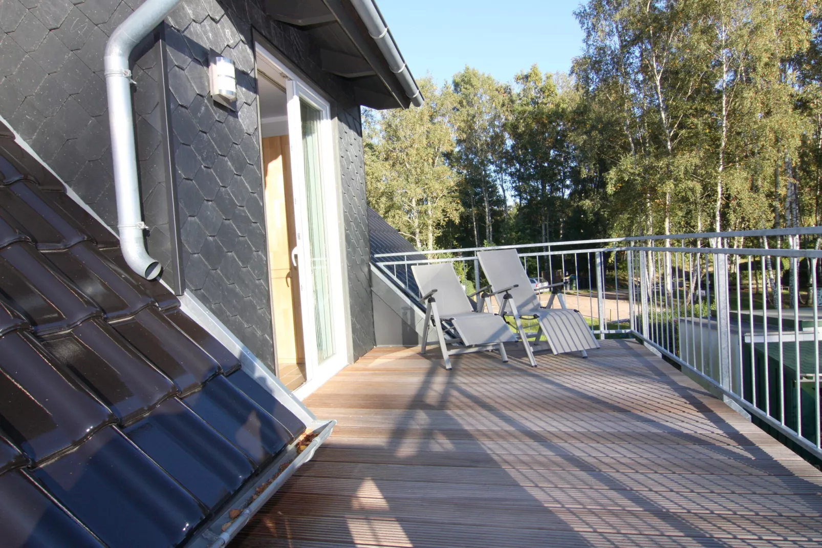 Ferienhaus in Trassenheide-Terrasbalkon
