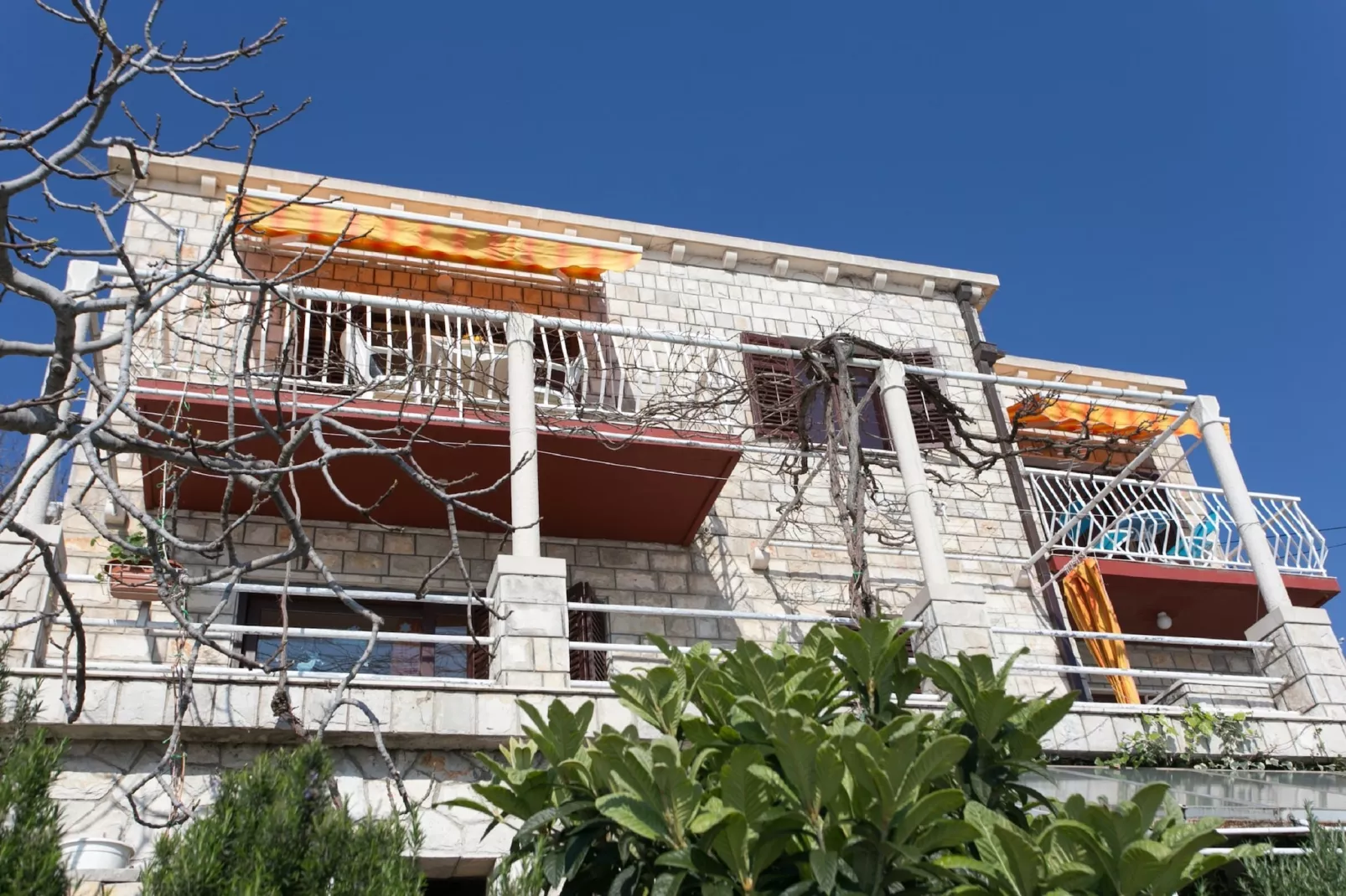 Apartments Neve - Two-Bedroom Apartment with Balcony and Sea View-Buitenlucht