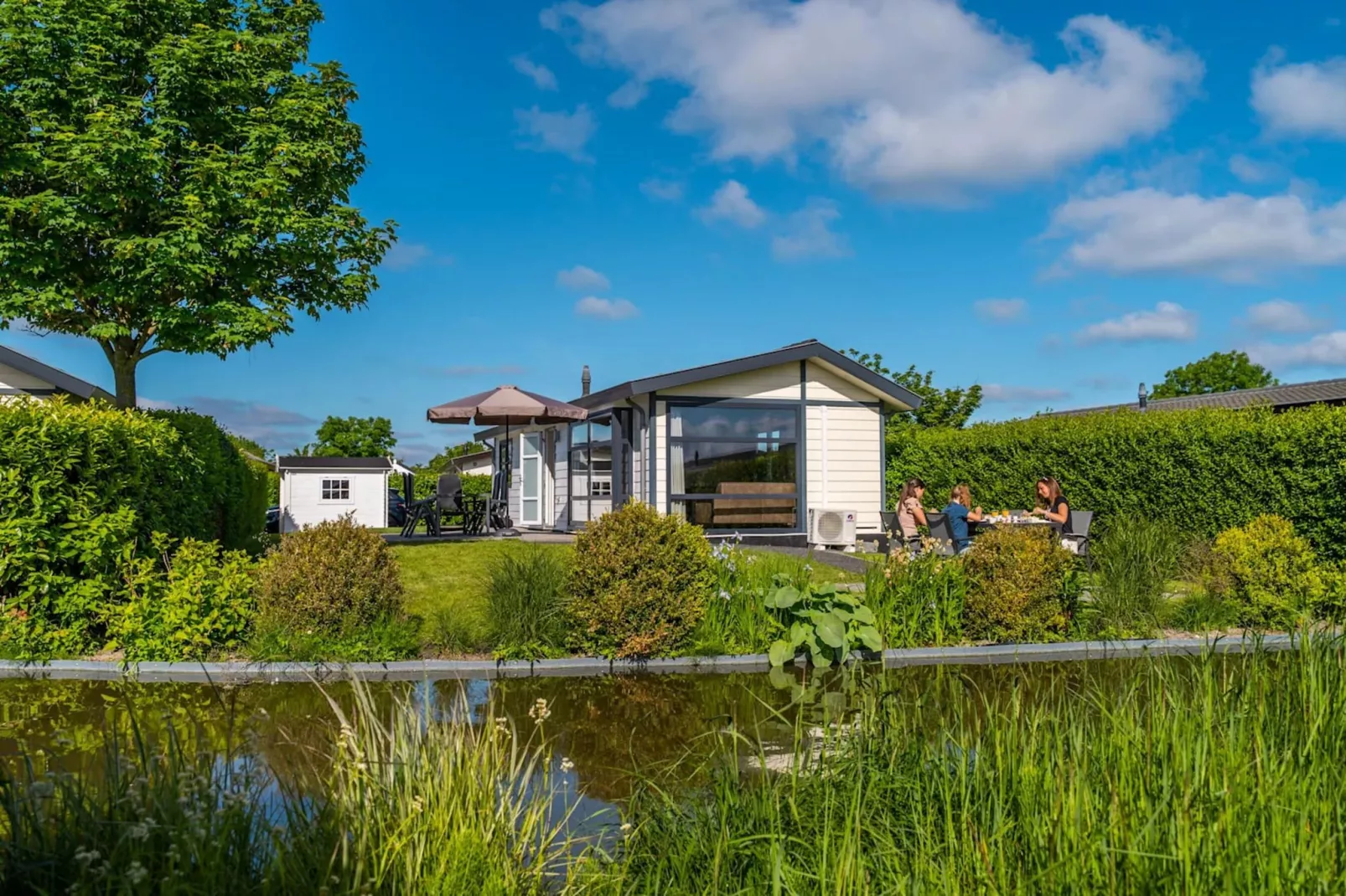 Chalet Basic 5 personen-Parkfaciliteiten
