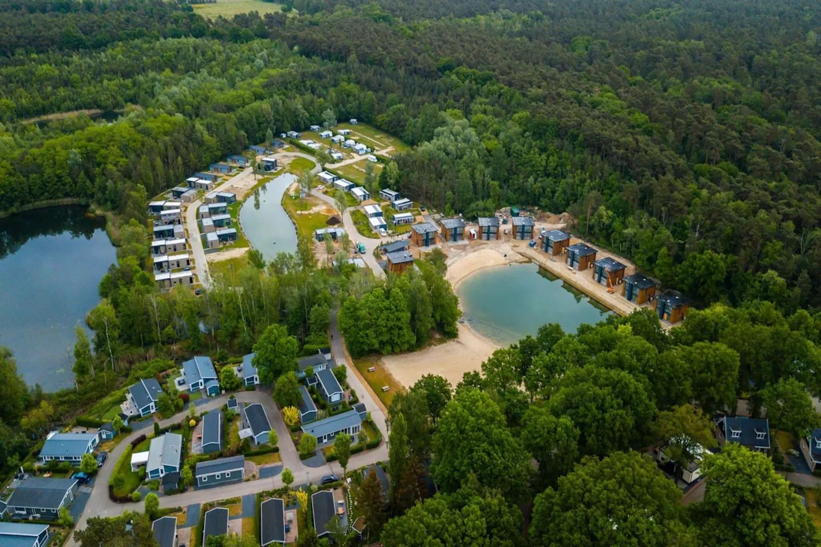 Resort Maasduinen 11-Gebieden zomer 1km