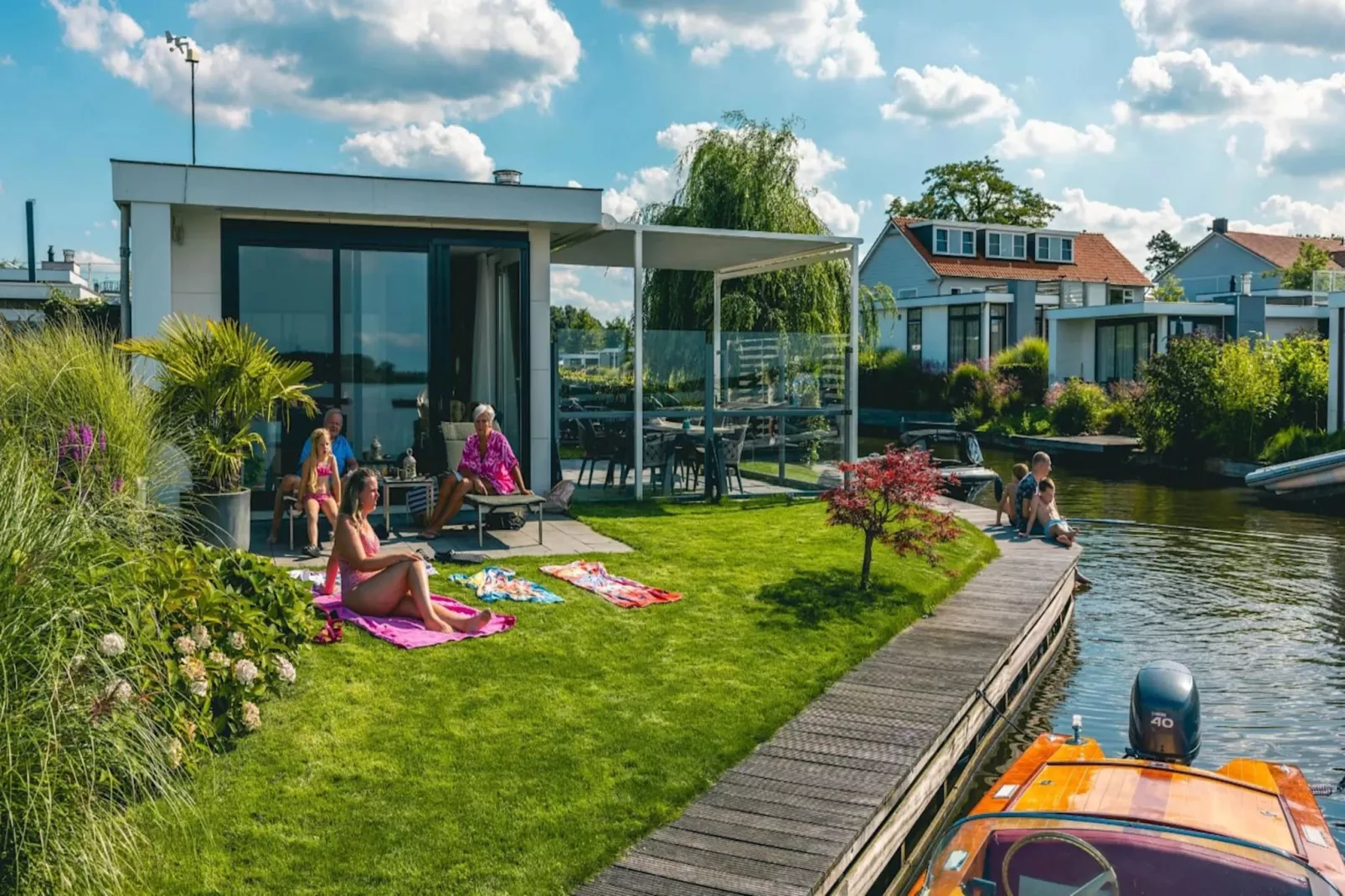 Resort Veluwemeer 2-Uitzicht zomer