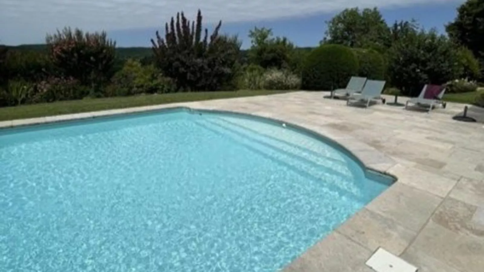 Grande gite Saint Martin le Redon-Zwembad