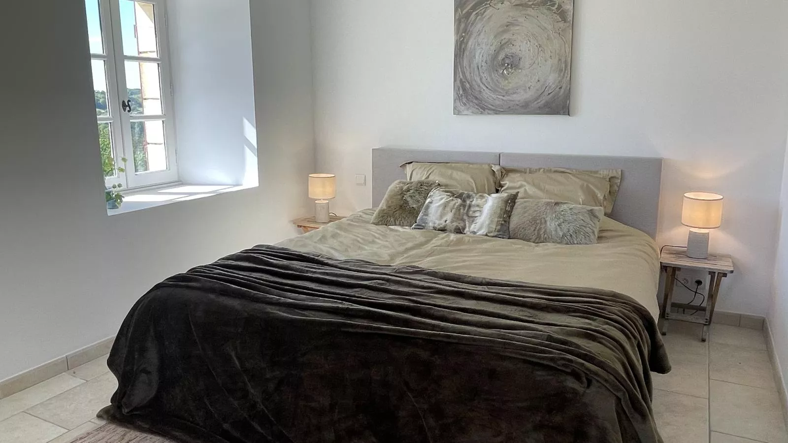 Petit gite Saint Martin le Redon-Slaapkamer