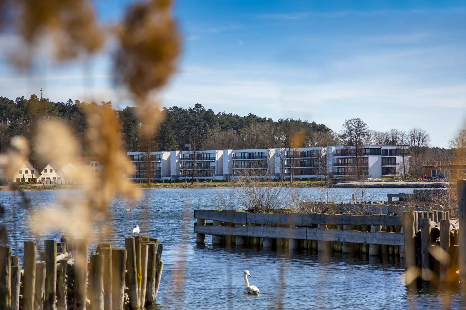 Apartments im MAREMÜRITZ Yachthafen Resort & Spa / Mare Grand Maisonette Suite 2 Personen-Buitenkant zomer