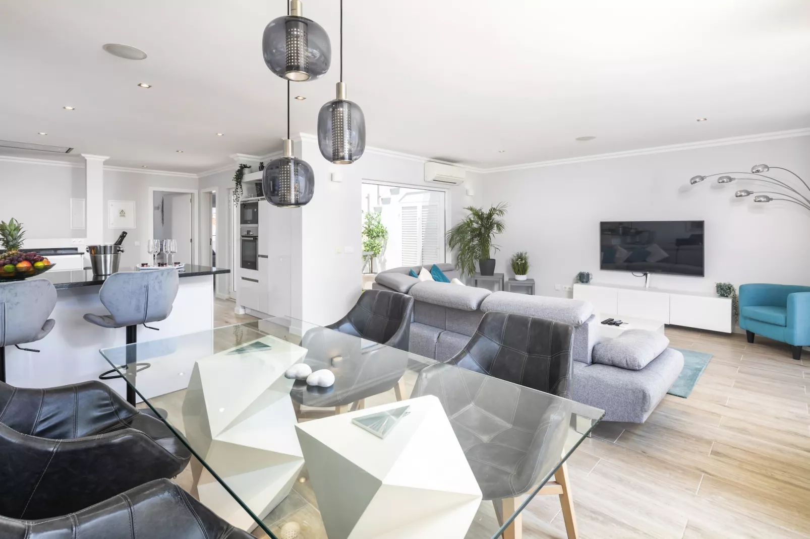 Casa Milhafre - Apartment overlooking Benagil Beac-Eetkamer