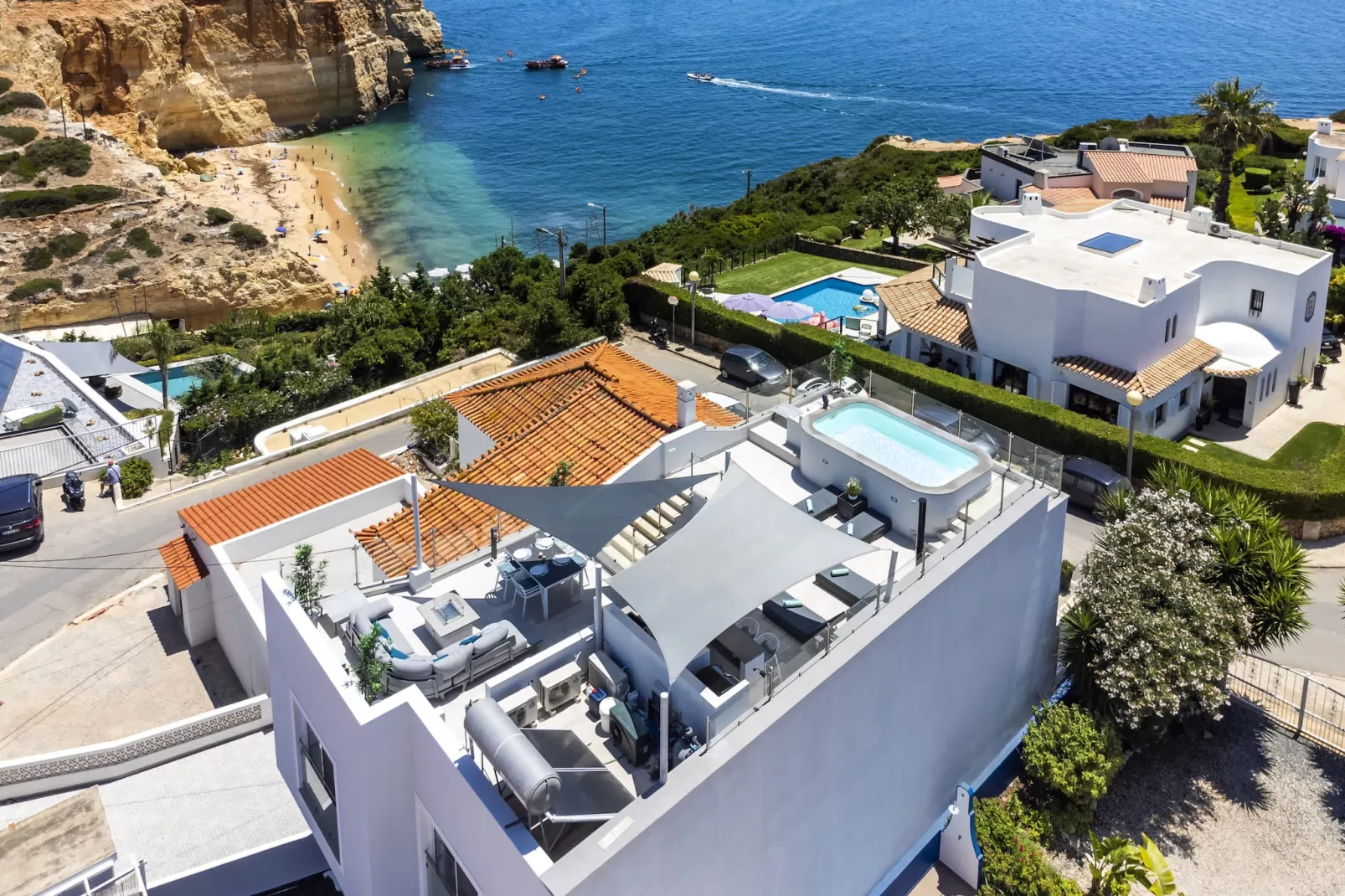 Casa Milhafre - Apartment overlooking Benagil Beac-Terras