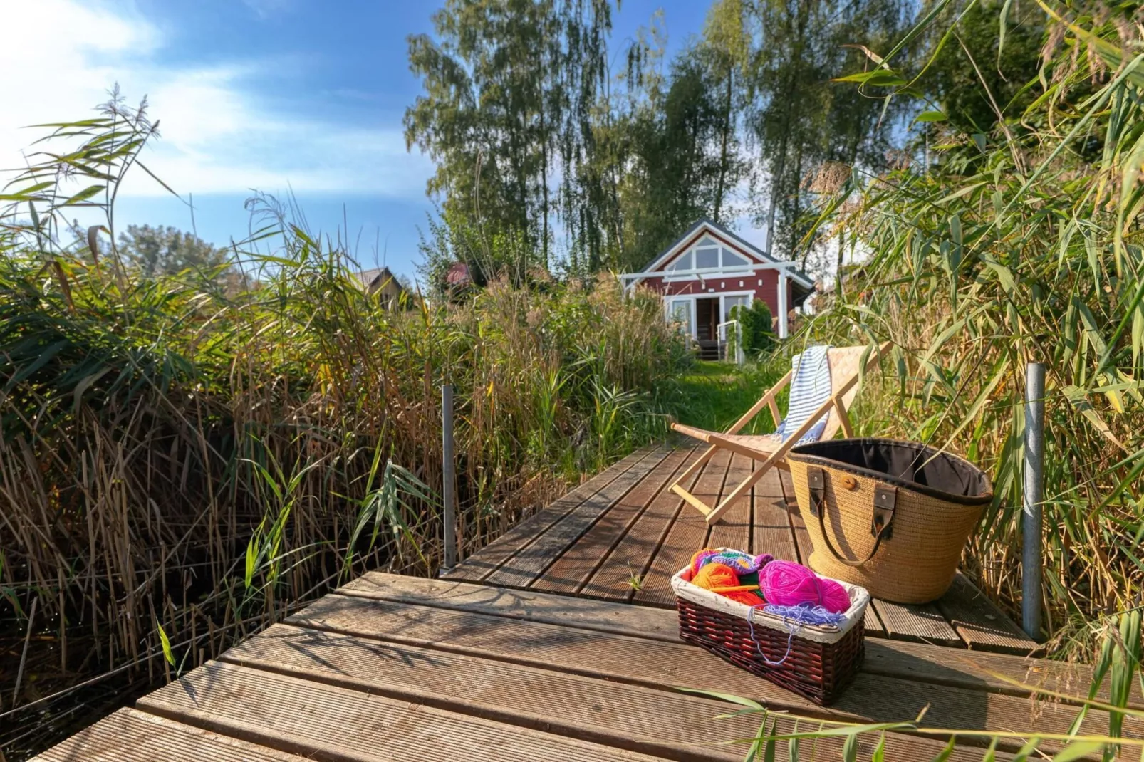 Dom nad jeziorem Klępnica-Terrasbalkon