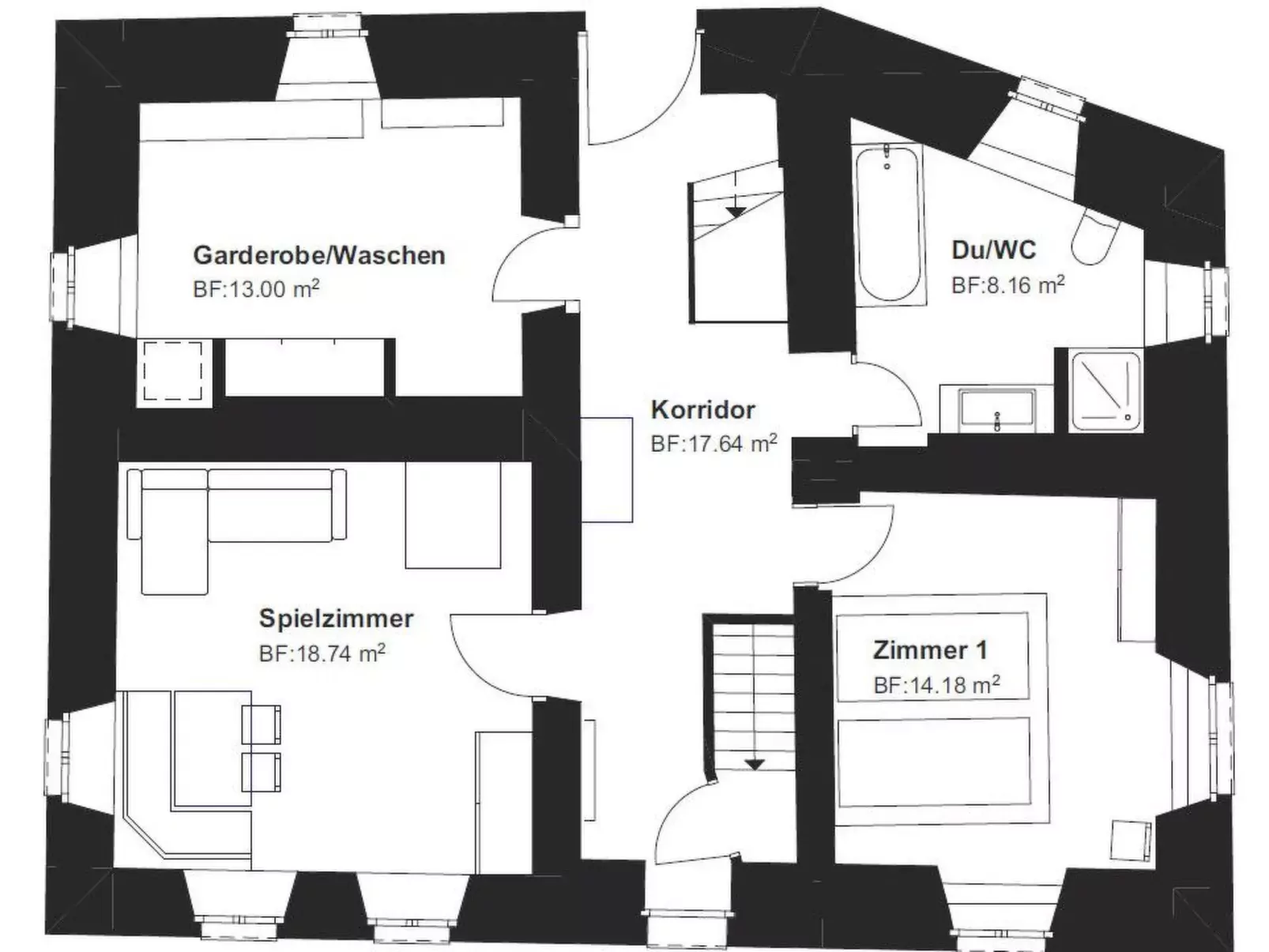 Ferienhaus Tgioc-Binnen