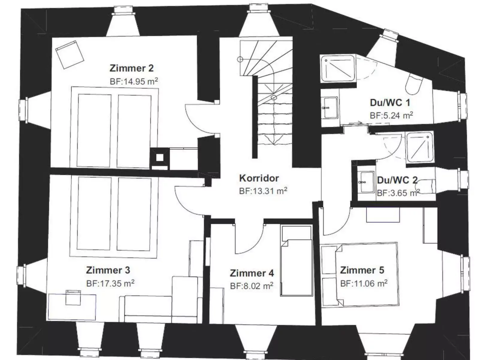 Ferienhaus Tgioc-Binnen