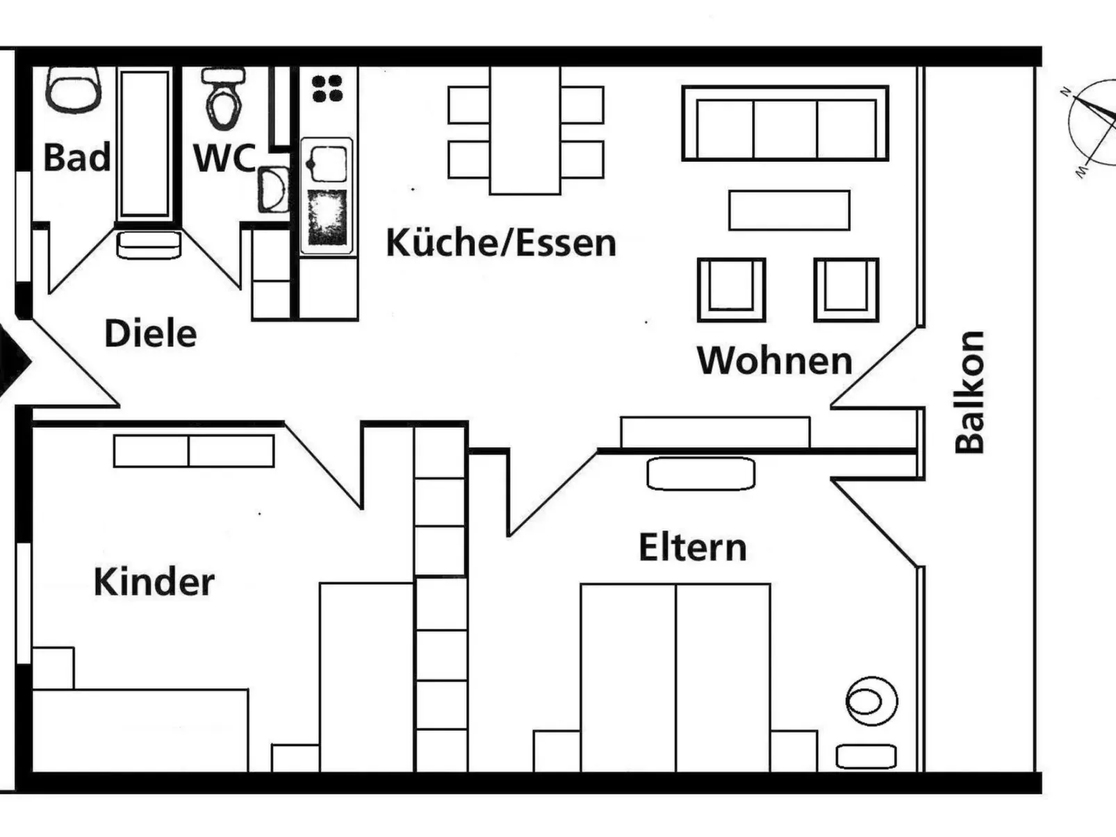 Nr.68 Haus Ladina-Buiten
