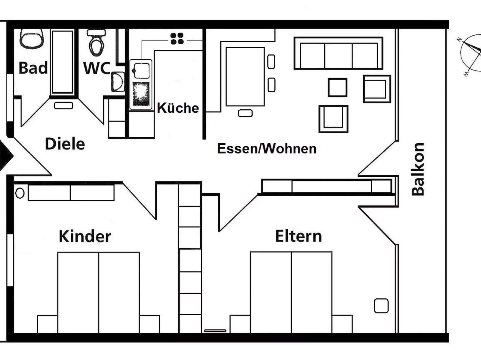 Nr.58 Haus Ladina-Buiten