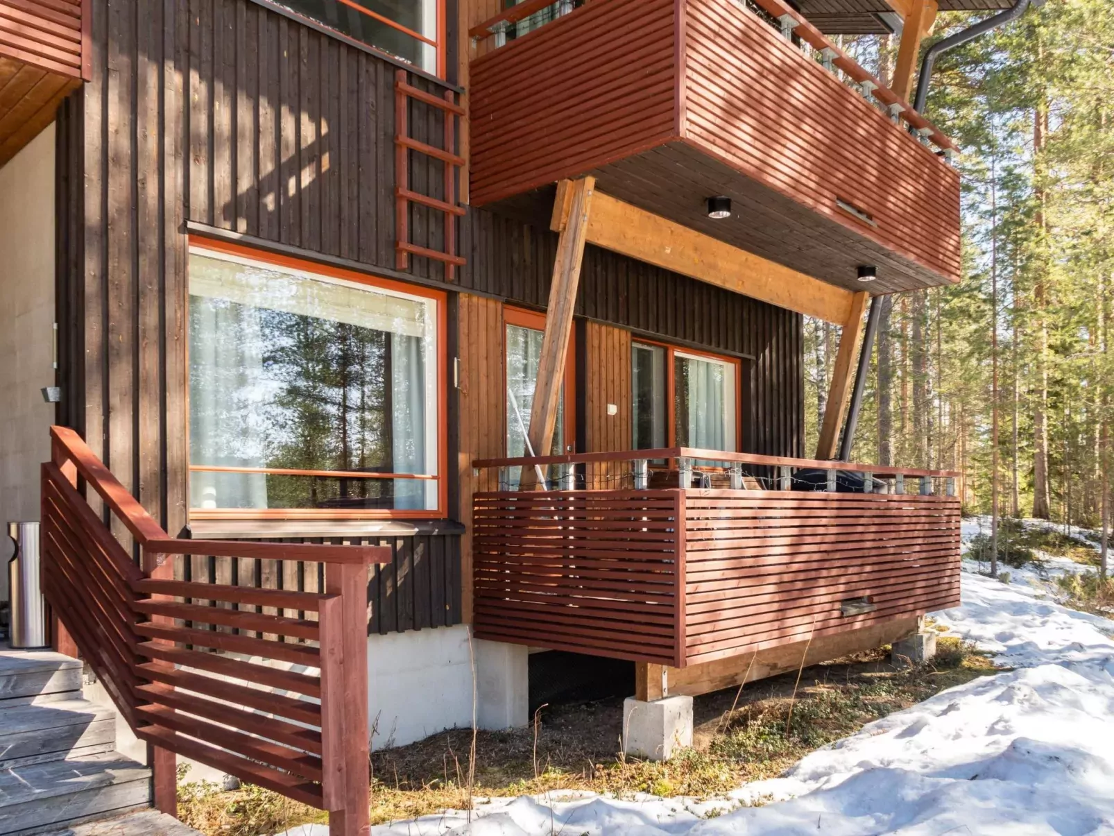 Vuokatti cabin 16-Buiten