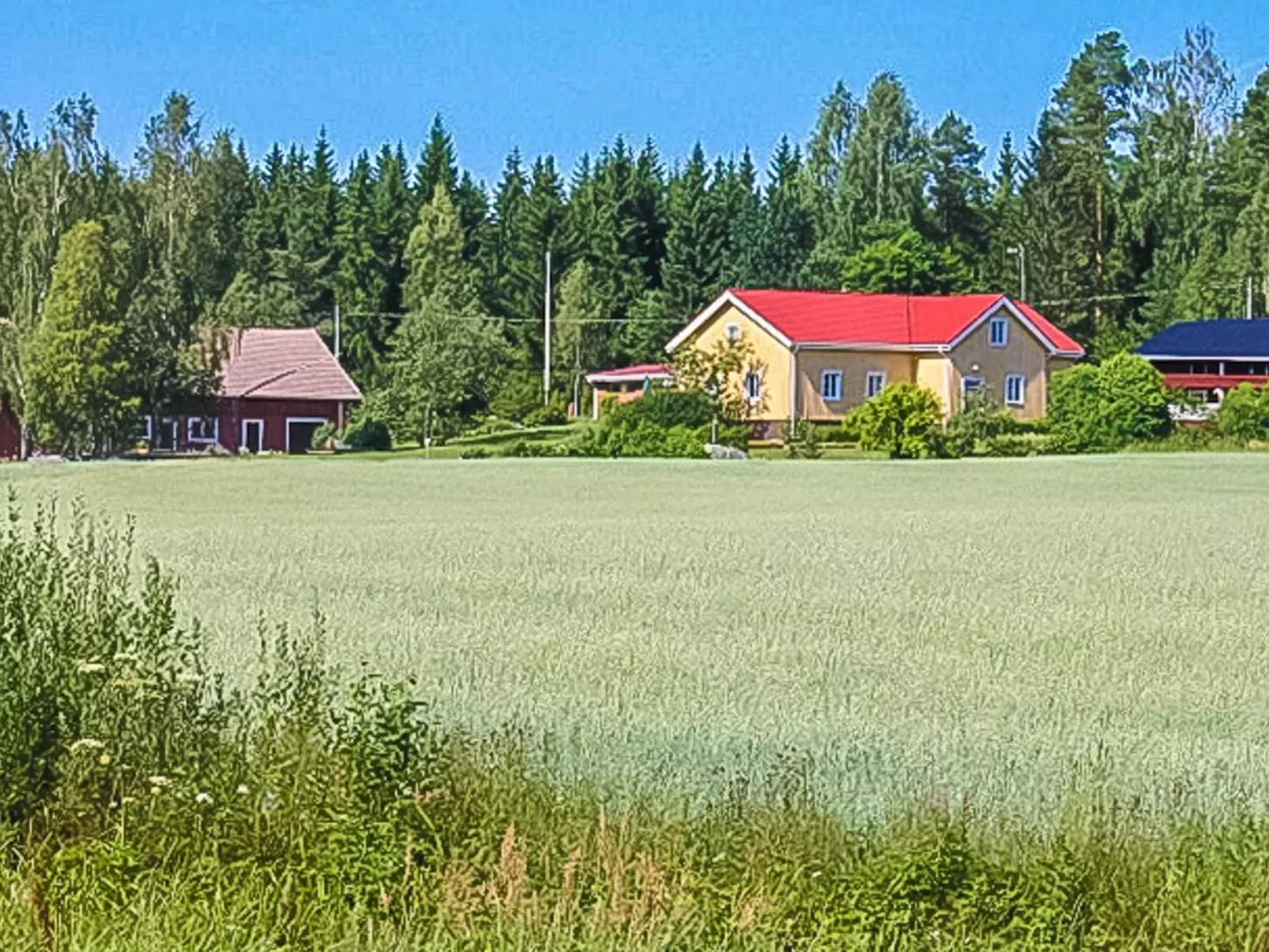outside