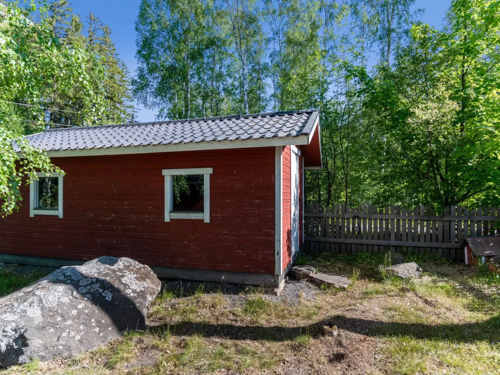 Lampaluodon punainen tupa-Buiten