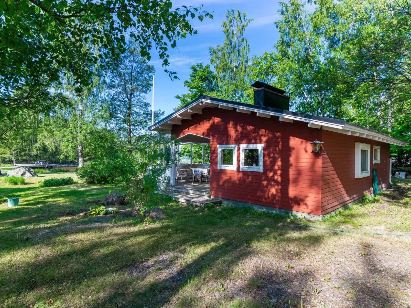Lampaluodon punainen tupa-Buiten