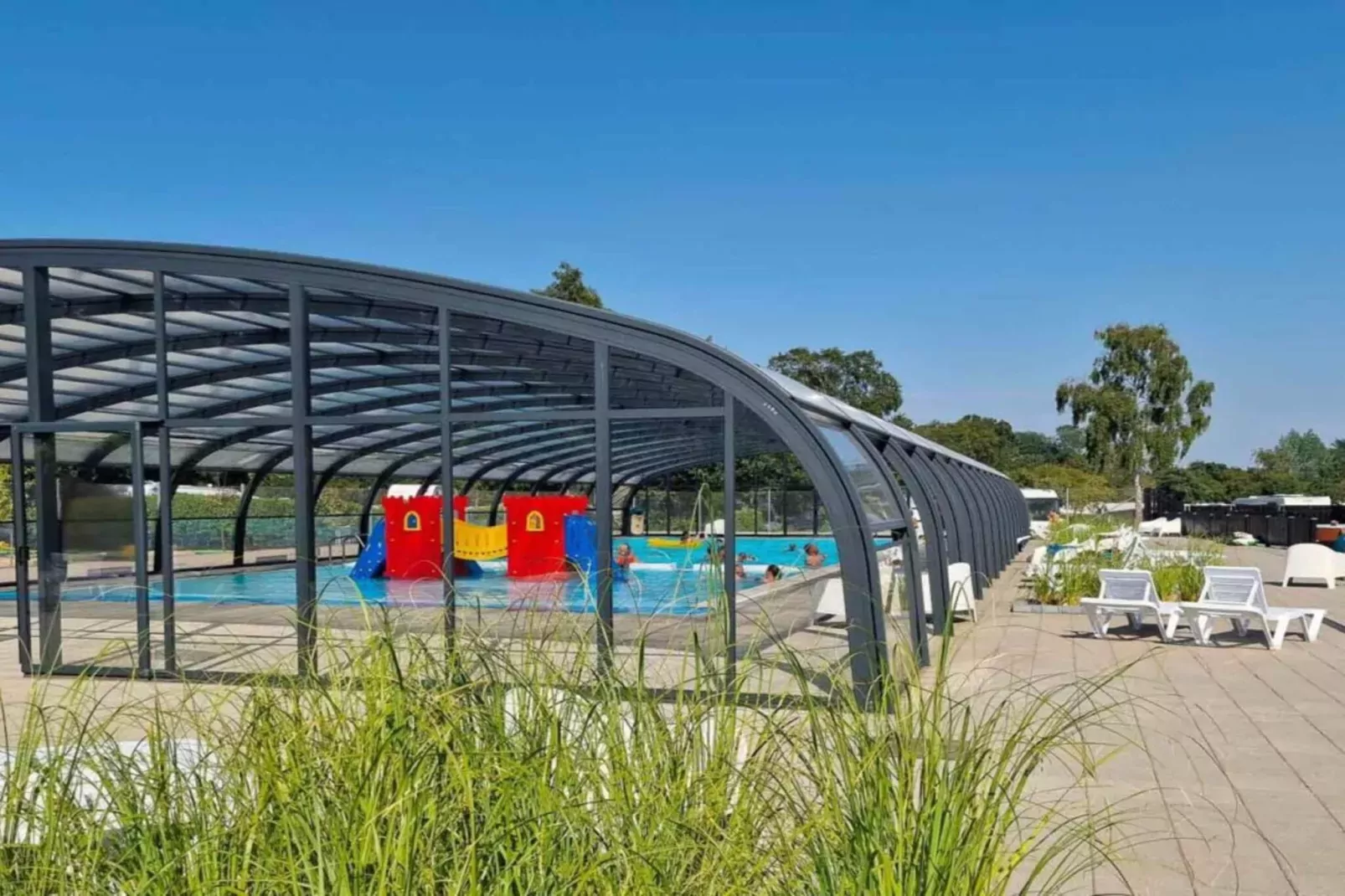 Aarhushytte 4+2 senge-Zwembad