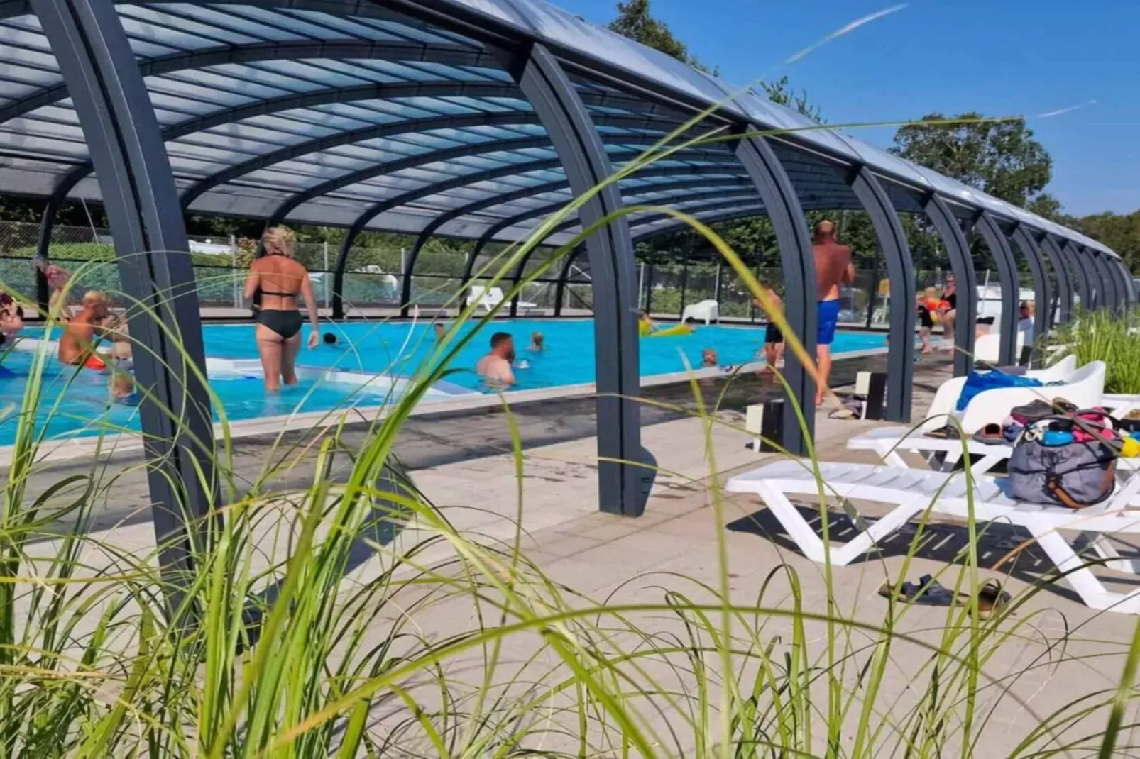 Aarhushytte 4+2 senge-Zwembad