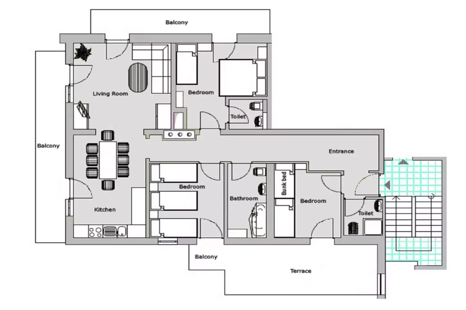 A3D Alpenhof-Plattegrond