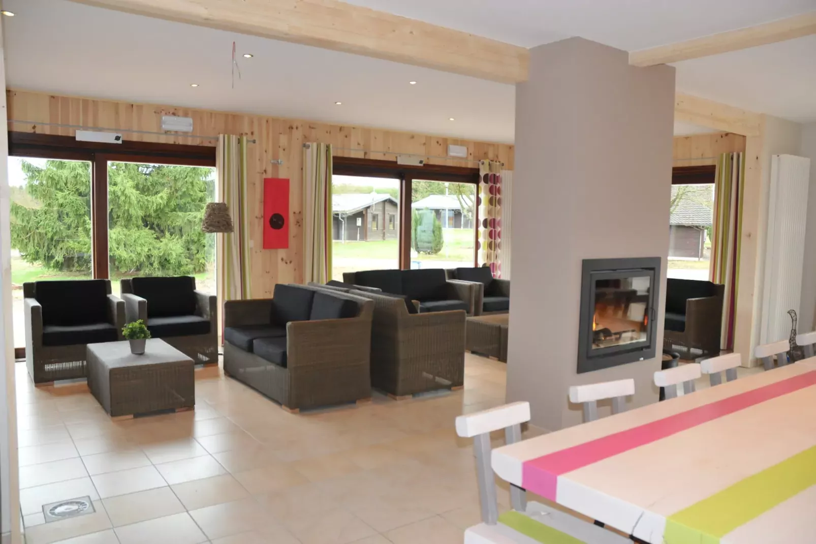 REFUGE DU TRAPPEUR-Woonkamer