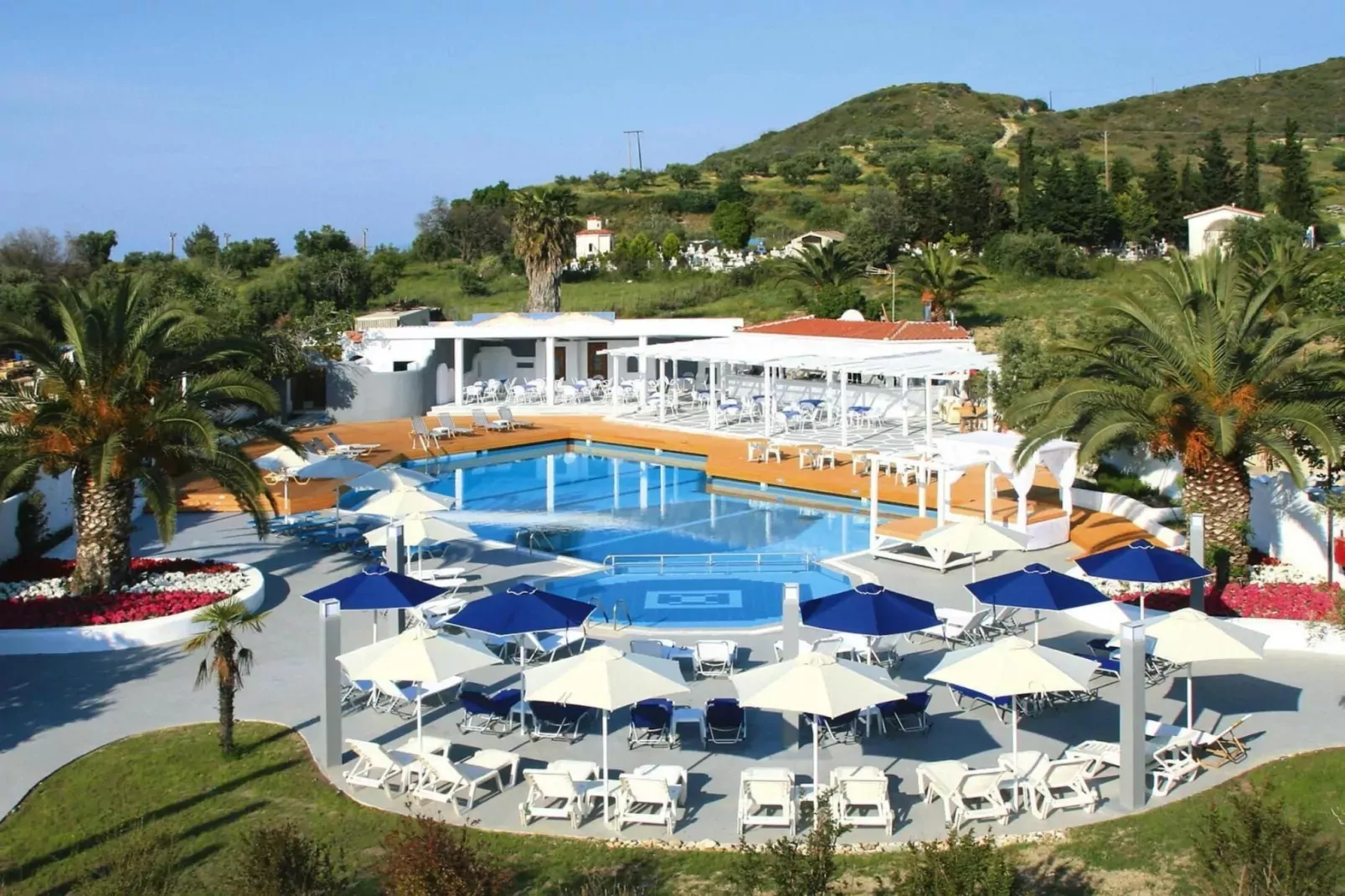 Holiday resort Ioli Village, Pefkochori-1 bedroom 4 pax-Gebieden zomer 5km