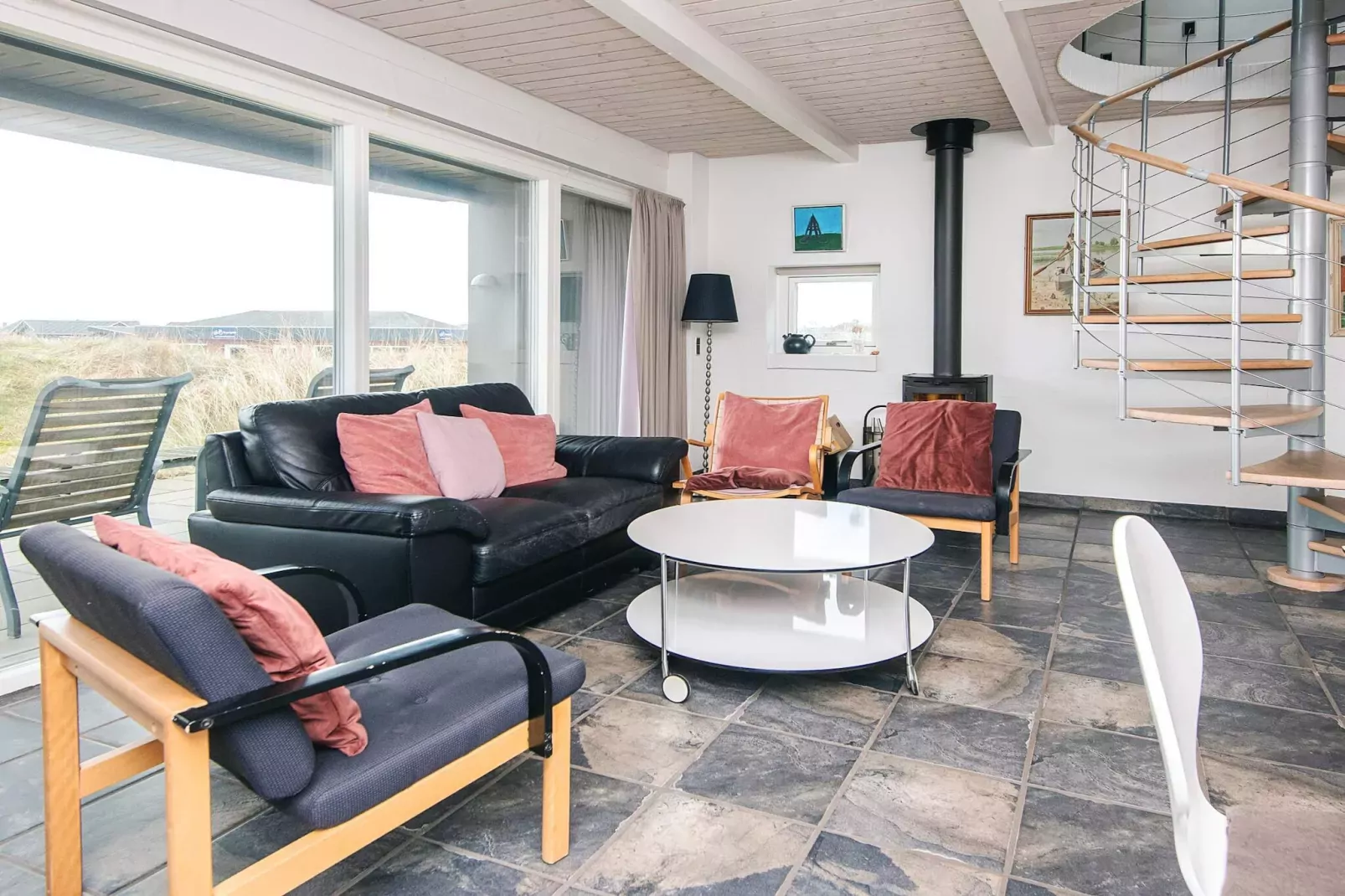 Luxe Panoramische Cottage in Rindby-By Traum-Binnen