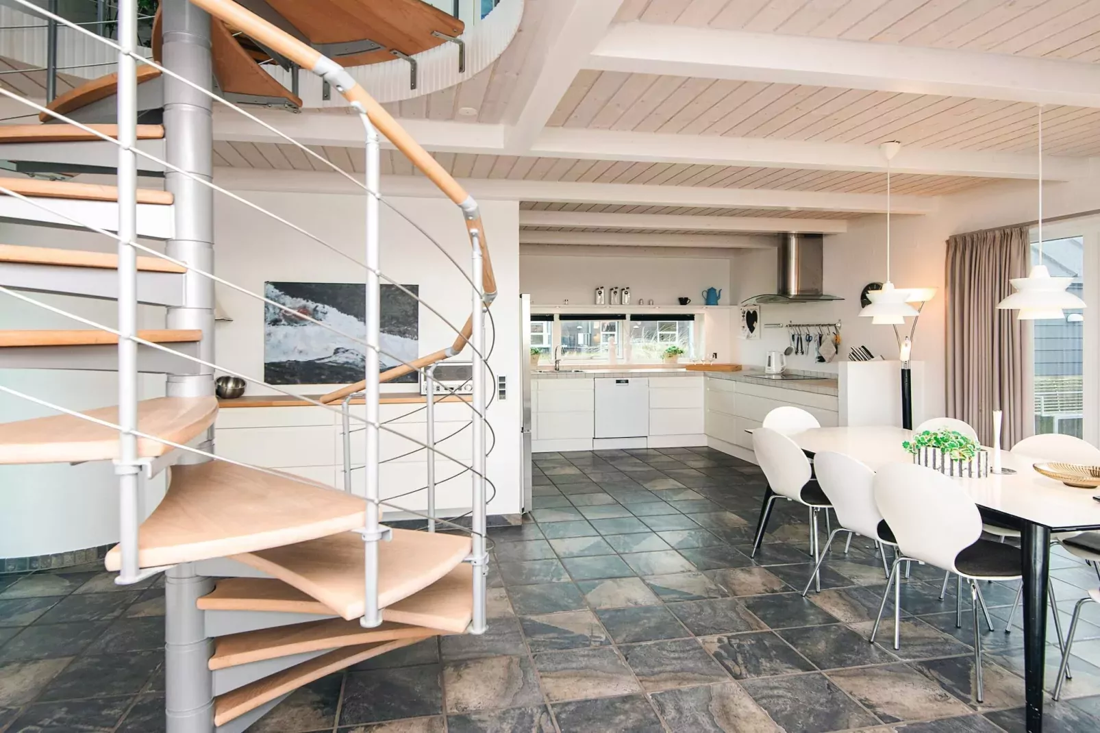 Luxe Panoramische Cottage in Rindby-By Traum-Binnen