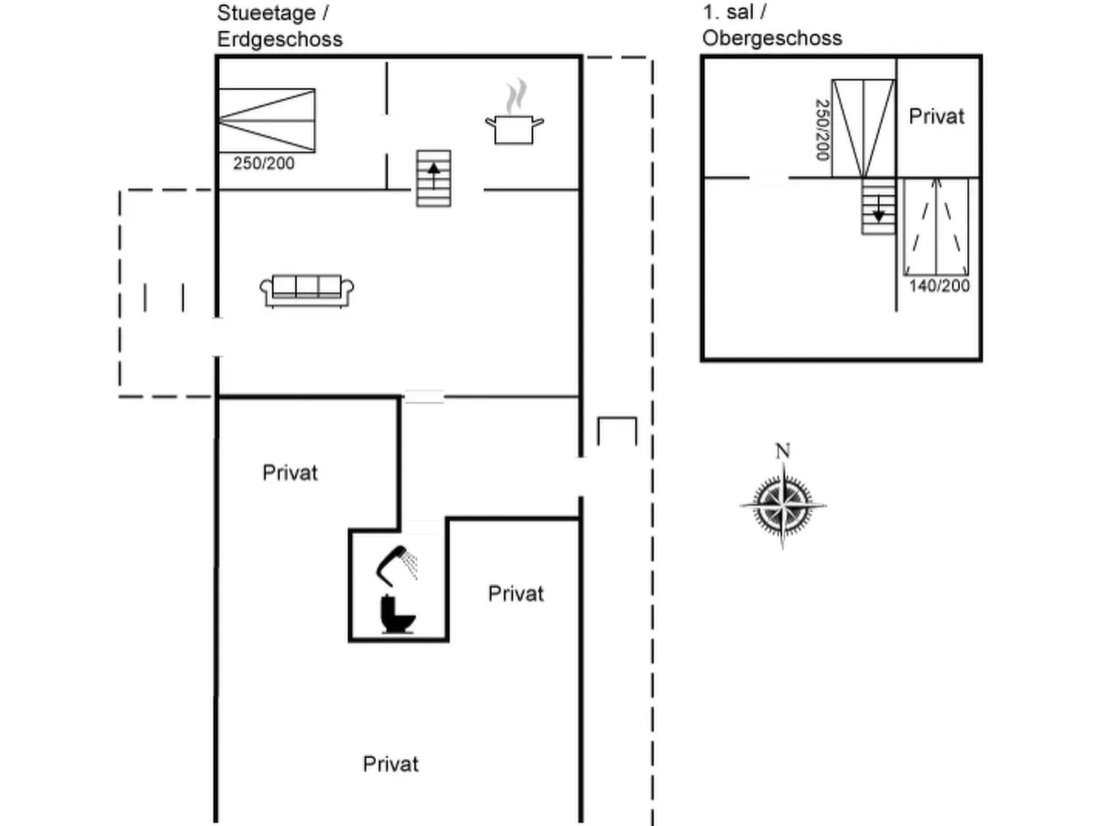 "Syzett" - 250m from the sea-Binnen