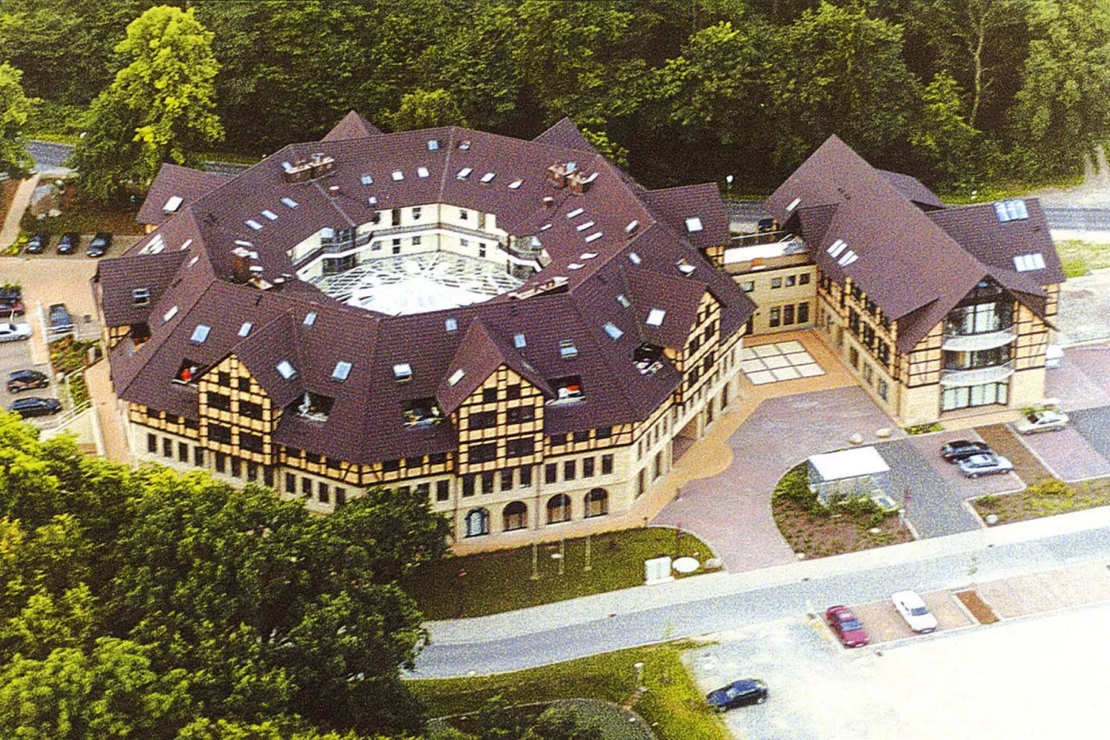 Residence Park am Schweriner See / 2-Raum-App im 2 Stock 60 qm-Uitzicht zomer