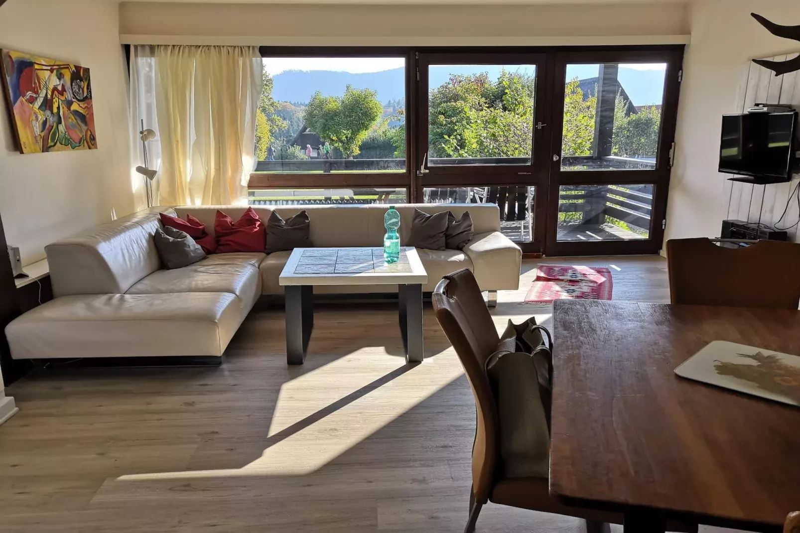 Holiday village Vorauf, Siegsdorf-Typ F, 3-Raum-App., Typ Traunstein, 81 qm-Woonkamer