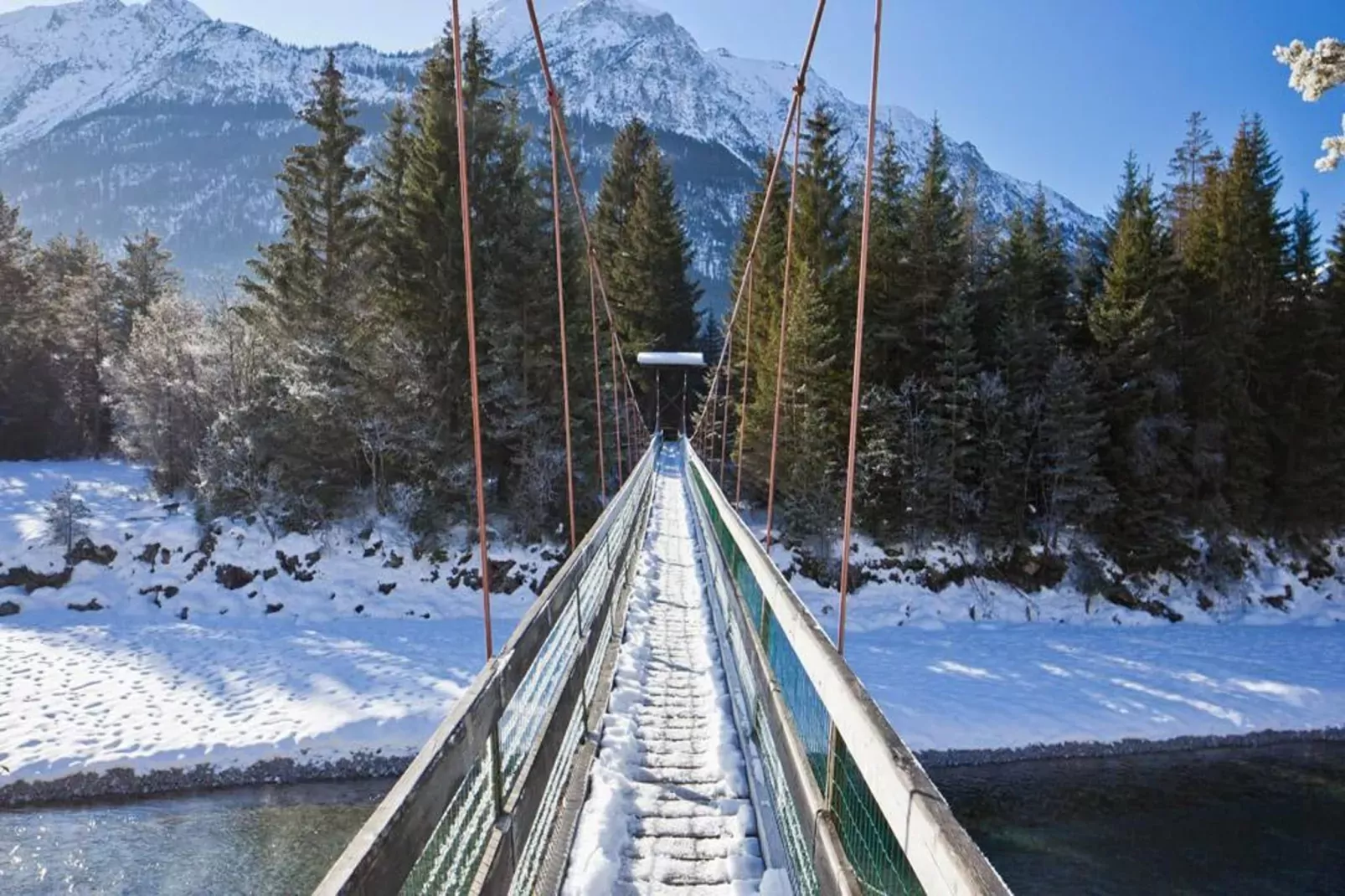 Haus Schedler - Wiesenblick-Gebied winter 5km