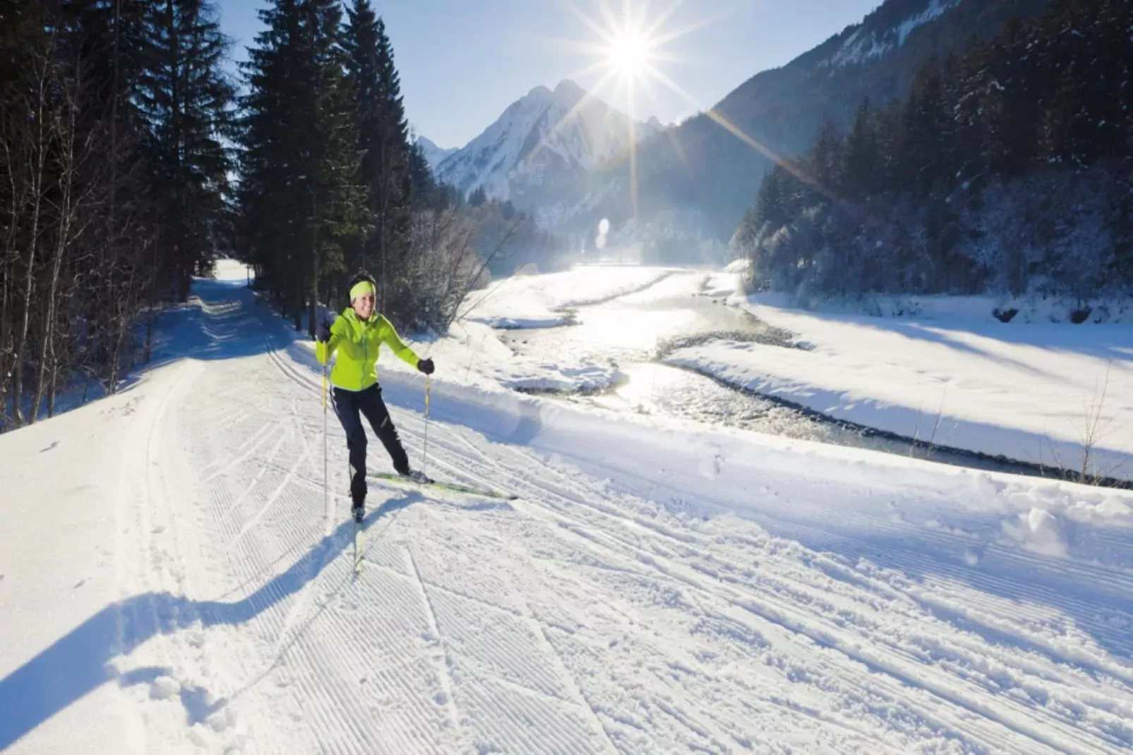 Haus Schedler - Gipfelblick-Gebied winter 5km