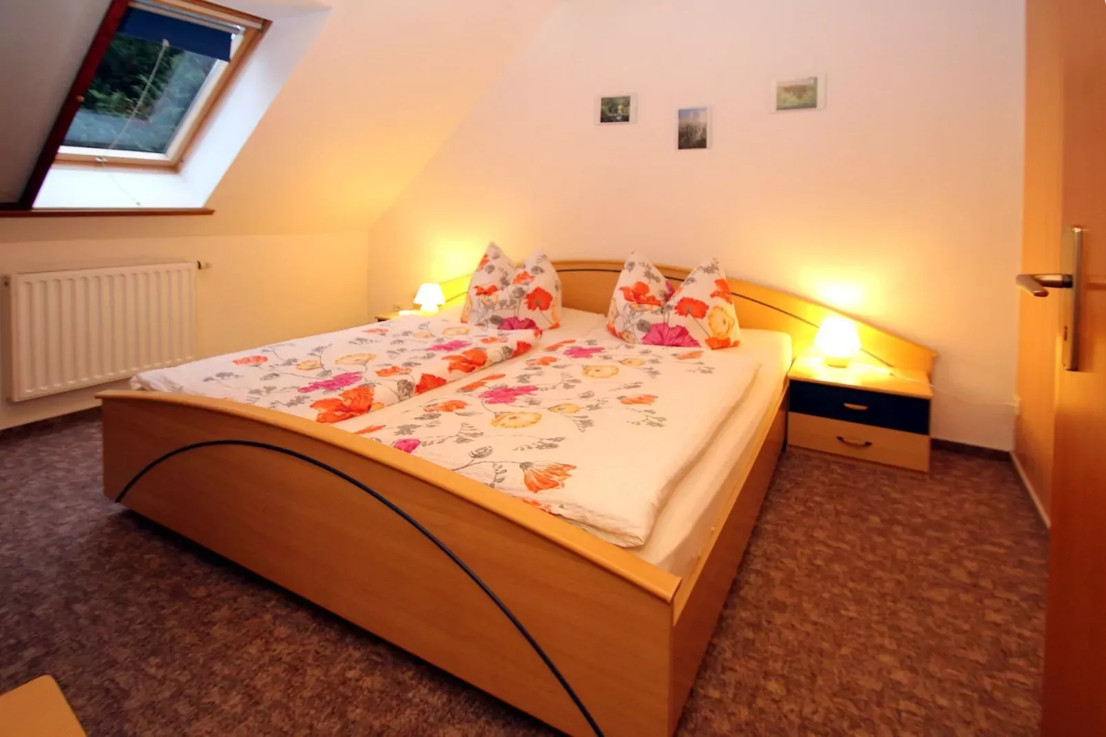 Ferienwohnung im OG in Alt Zauche-Slaapkamer