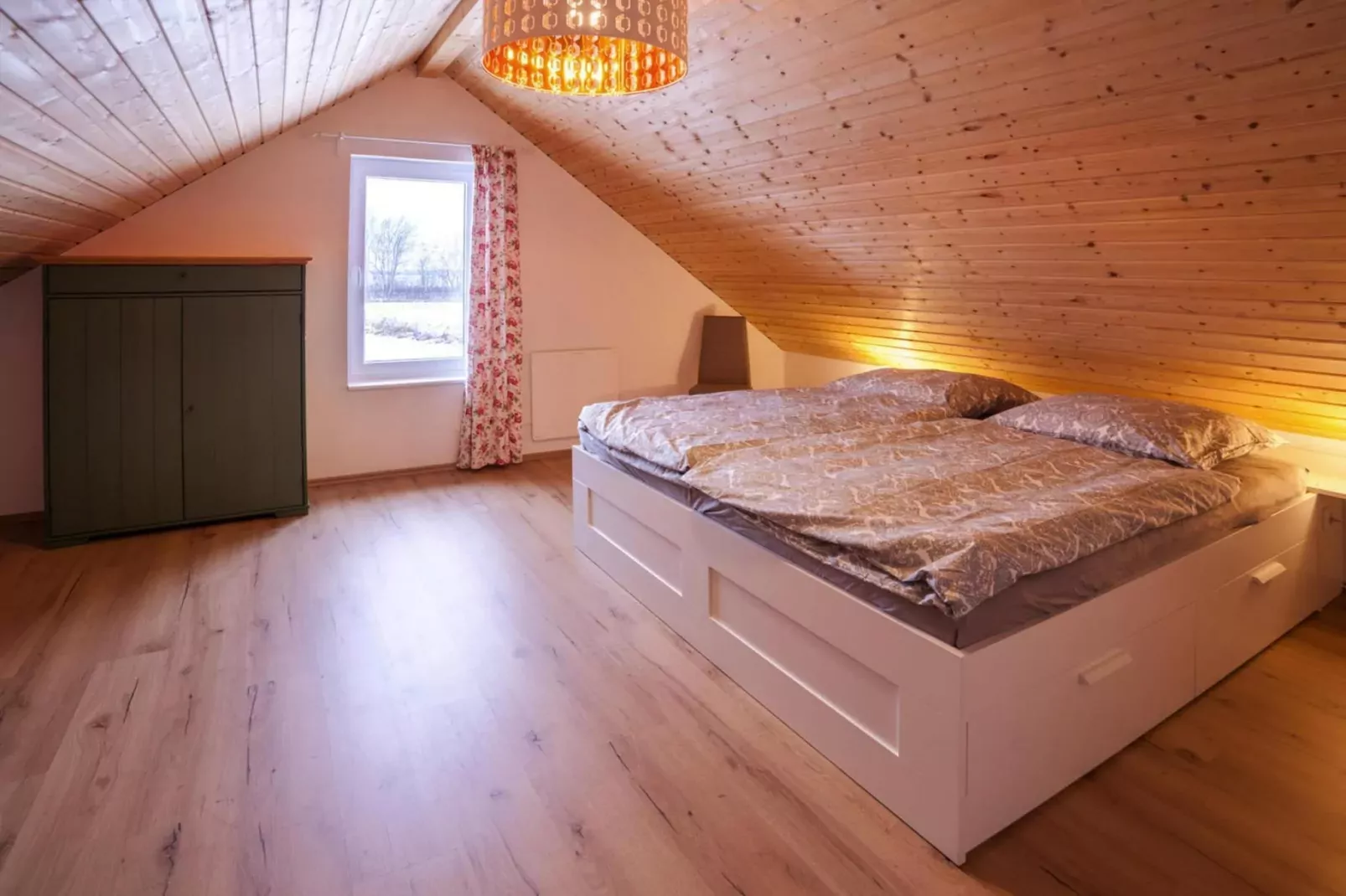 Bungalow am Partwitzer See-Slaapkamer